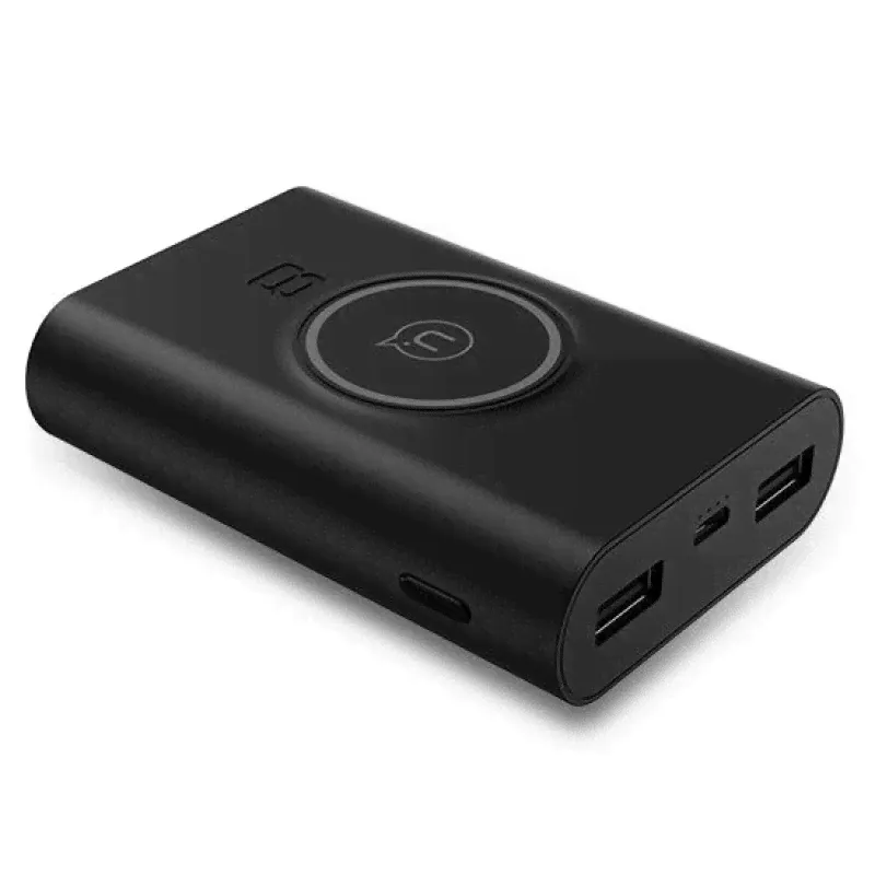 Внешний аккумулятор (Power Bank) Qi Usams Wish Series (8000mAh) черный