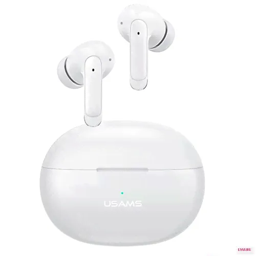 Беспроводные Bluetooth TWS наушники USAMS XD19 (White)-0
