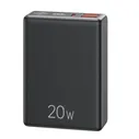 USAMS US-CD192 Серия Туманности PD 20W + QC3.0 Цифровой Дисплей Быстрый Банк Power Bank 22,5 вт 10000 Мач. - Черный, Universal