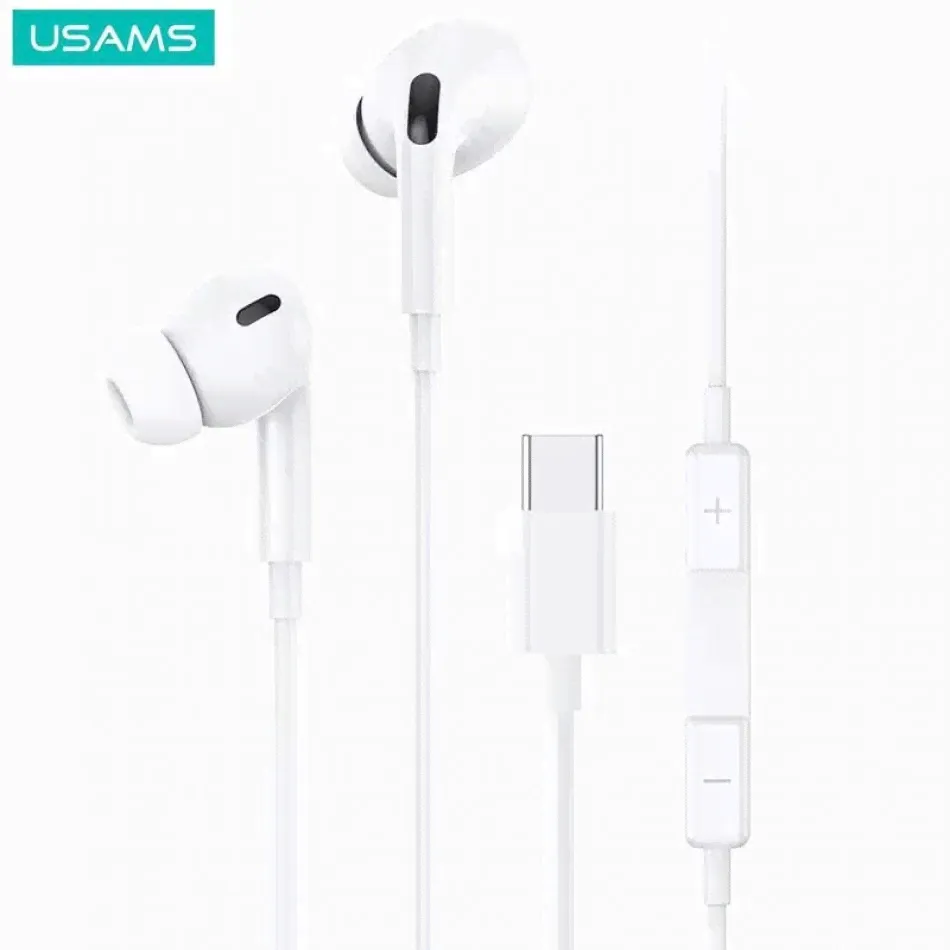 Usams EP-41 Type-C Earphone (US-SJ452) white