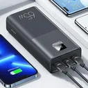 Powerbank Usams USAMS Powerbank PB68 30000mAh 65W QC3.0+PD Fast Charge + kabel USB-C/USB-C 100W czarny