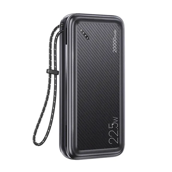 Внешний аккумулятор Usams US-CD168 PB60 Dual 20000mAh QC3.0+PD 22.5W черный