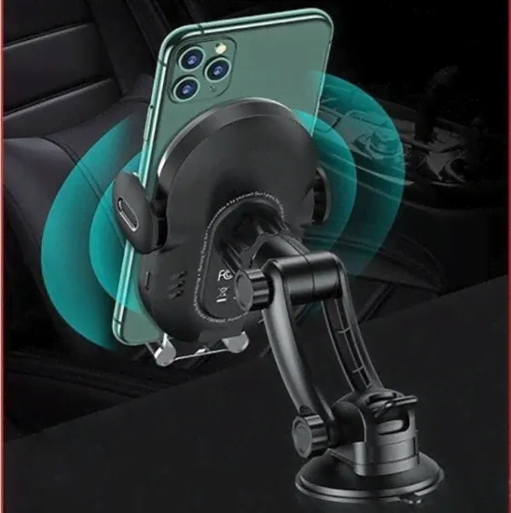 Держатель для телефона на присоске USAMS US-CD131 Automatic 15W-0
