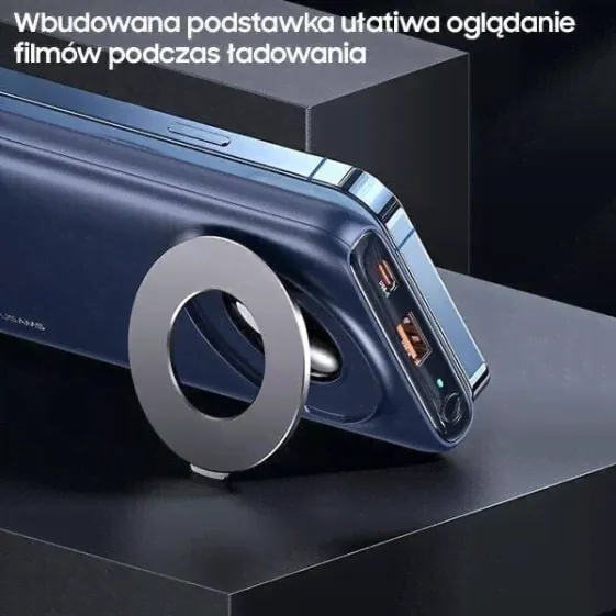 Powerbank Usams PB62 10000mAh Granatowy-3