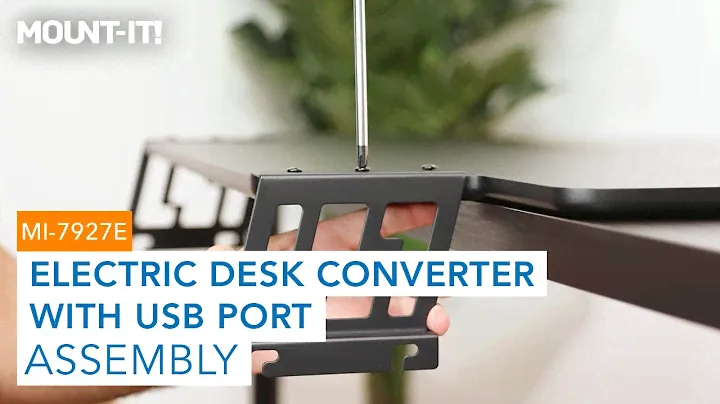 Electric Desk Converter w/ USB Port | MI-7927E (Assembly)