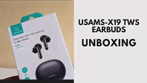 USAMS -XD19 TWS Earbuds Review| Unboxing video