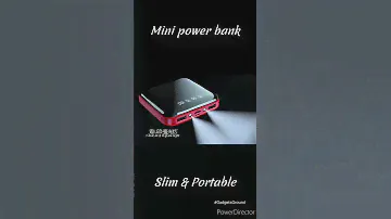 Mini power bank 20000mah portable powerbank With 2 usb port slim powerbanks for iPhone #gadgetlife