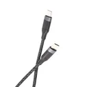 Дата-кабель Usams SJ400 Type-C-Type-C 100W 1.2 м, чёрный