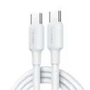 USAMS US-SJ615 U84 PD100W USB-C / Type-C to USB-C / Type-C Charging Data Cable, 3m (White)