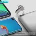 🛍 Высокоскоростные флеш-накопители USAMS OTG 2 в 1 с портом Type-C на USB 3,0, 16 ГБ, 32 ГБ, 64 ГБ, 128 ГБ, 256 ГБ, флеш-накопитель, USB-ключ для телефона, планшета, ноутбука