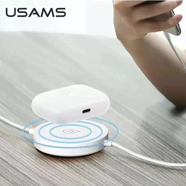 USAMS Индуктивное зарядное устройство US CC096 10 Вт с кабелем молнии черный / blac