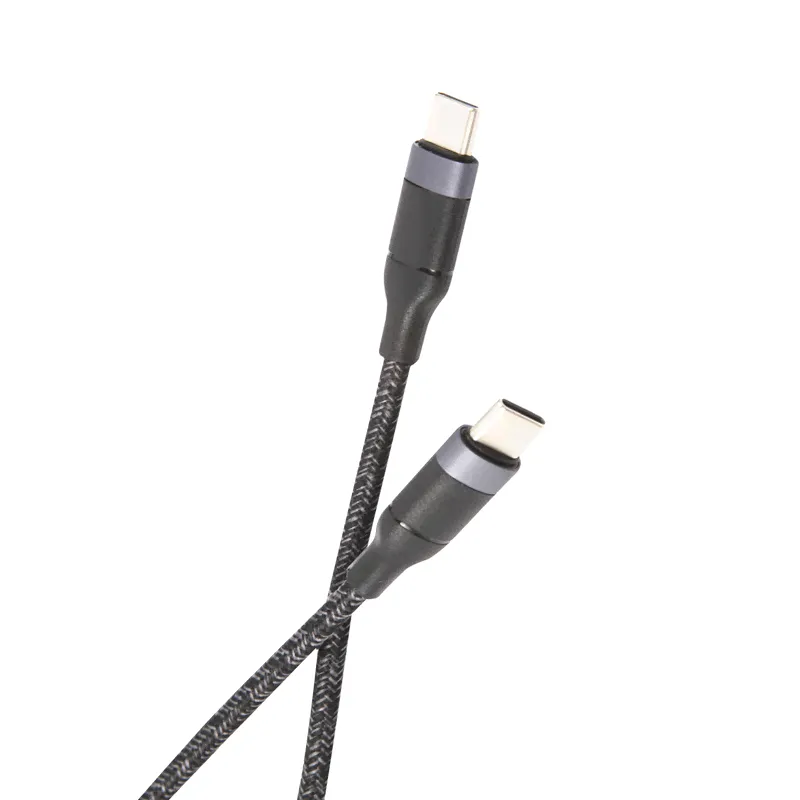 Дата-кабель Usams SJ400 Type-C-Type-C 100W 1.2 м, чёрный