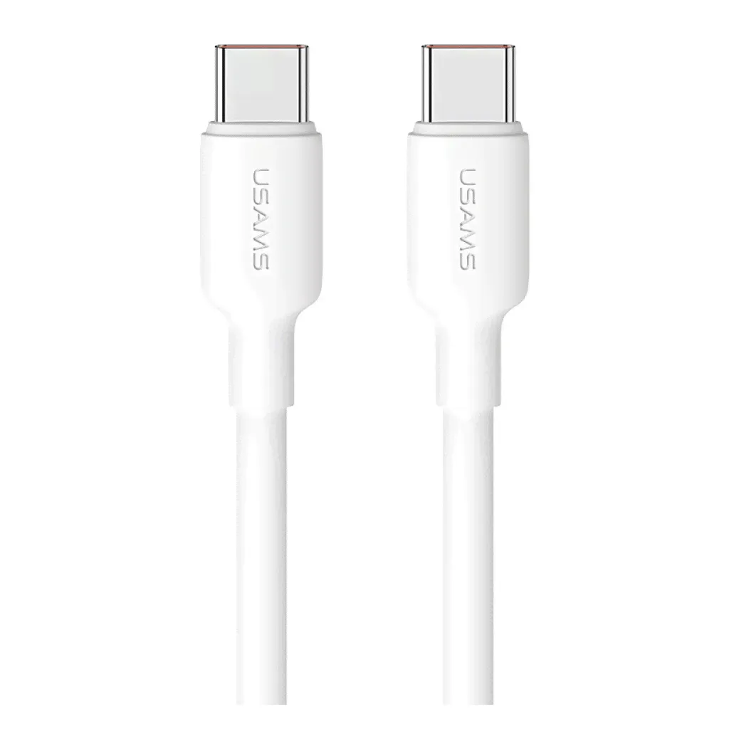 USB кабель Usams US-SJ615 U84, Type-C, 3.0 м., Белый-3