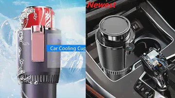Car Heating Cooling Cup 2 in 1 Car Office Cup Warmer Cooler Smart Car Cup Mug Holder Tumbler