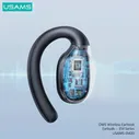 Наушники USAMS EM20 с заушным крючком, Bluetooth 5,3, игровая Спортивная гарнитура с низкой задержкой, Hi-Fi стерео наушники-вкладыши с шумоподавлением для бега (art.: 3920c2a4468ec)