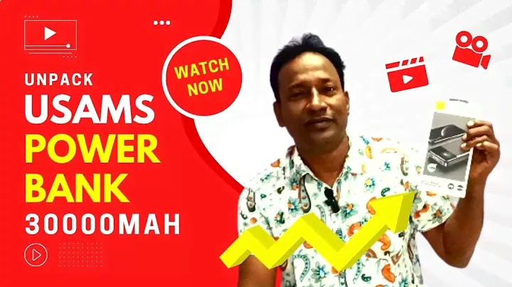 Unpack Usams Power Bank 30000mah || Review || OnlyTutul