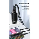 Сетевой адаптер USAMS US-CC110 T33 65W GaN Чёрный CC110TC01