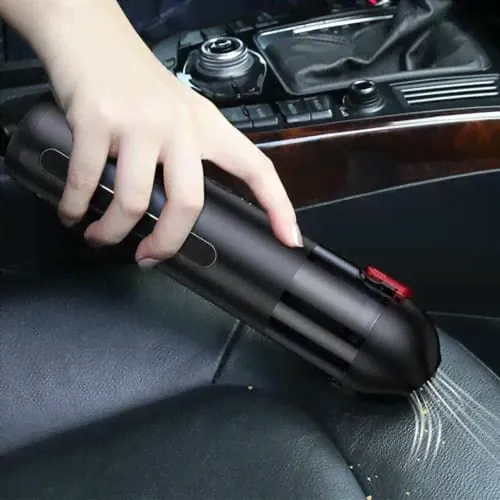 Беспроводной вакуумный автомобильный пылесос USAMS US-ZB234, 7800mAh, 65W, 6000Pa, Черный