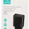 Адаптер сетевой 2USB-C USAMS US-CC133 T40 (PD+QC) черный 3400мА 20Вт-1