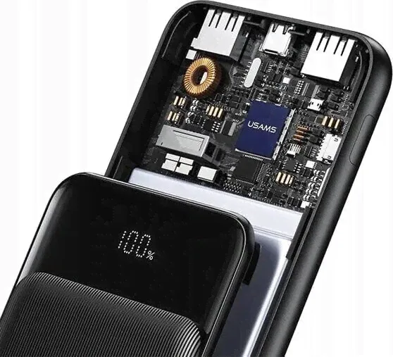 Powerbank Usams PowerBank 30000mAh 10W 1xUSB-C 2xUSB-A-3