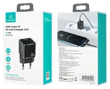 USAMS Зарядное устройство сетевое USAMS US-CC148 T45 30W Power Delivery Super Si Mini черный (CC148TC01) зарядное устройство