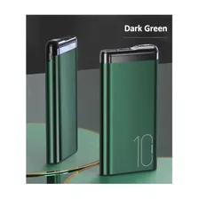 Внешний аккумулятор USAMS US-CD148 (10000 mAh), Alloy Digital Display, темно-зеленый (10KCD14802)