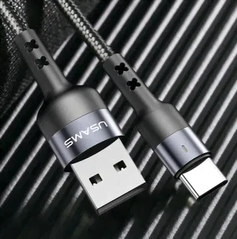 Кабель Usams US-SJ313 U26 Type-C 1м Чёрный