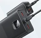 Powerbank Usams USAMS Powerbank PB68 30000mAh 65W QC3.0+PD Fast Charge + kabel USB-C/USB-C 100W czarny