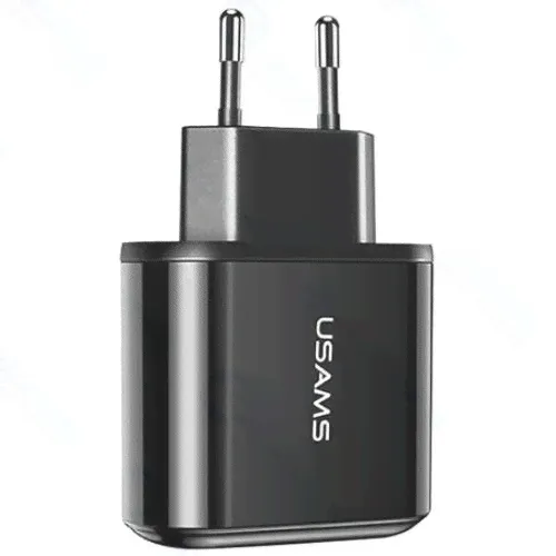 Сетевое зарядное устройство Usams US-CC085 Black (УТ000021890)