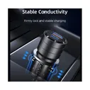 Автомобильное зарядное устройство Usams US-CC176 C36 95W Aluminum Alloy фиолетовый в Москве