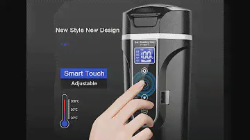 Smart Car Electric Heating Cup for Coffee Tea Milk 450ML Portable Auto Travelling Electric Water Ket