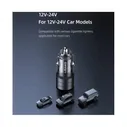 Автомобильное зарядное устройство Usams US-CC176 C36 95W Aluminum Alloy фиолетовый в Москве
