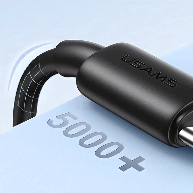 Кабель Usams SJ709 YD Lightning 2.4A 1м Чёрный SJ709USB01-2