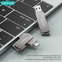 🛍 Высокоскоростные флеш-накопители USAMS OTG 2 в 1 с портом Type-C на USB 3,0, 16 ГБ, 32 ГБ, 64 ГБ, 128 ГБ, 256 ГБ, флеш-накопитель, USB-ключ для телефона, планшета, ноутбука