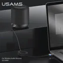 Автомобильный Aux-адаптер USAMS, Bluetooth 5,0, беспроводной приемник с USB на аудиоразъем 3,5 мм, музыкальный адаптер для автомобильной колонки, гарниту... (art.: 3920b20378542)